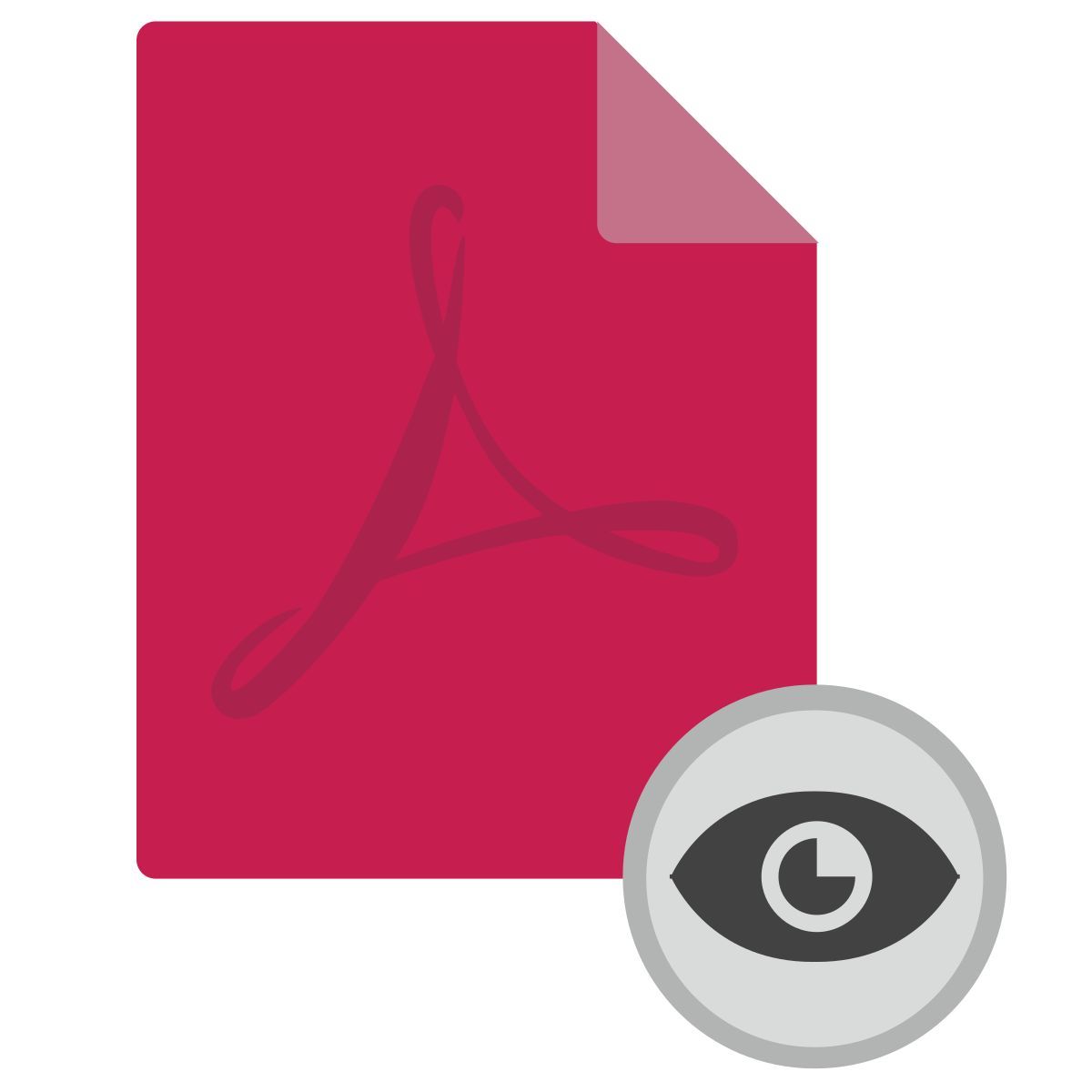 view pdf file icon