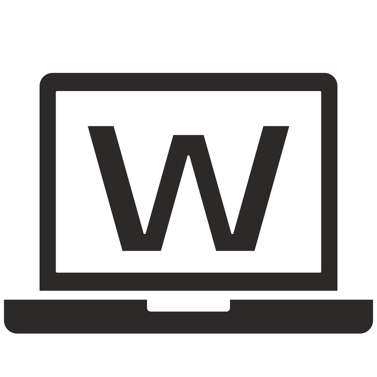 w icon