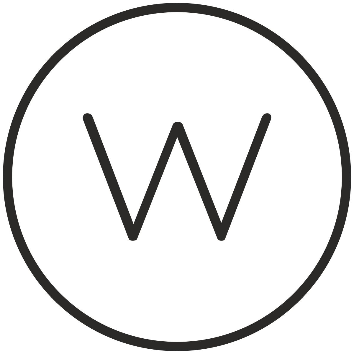 w icon