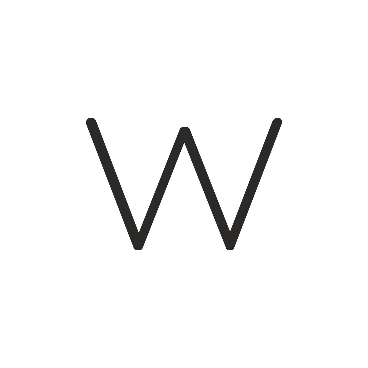w icon