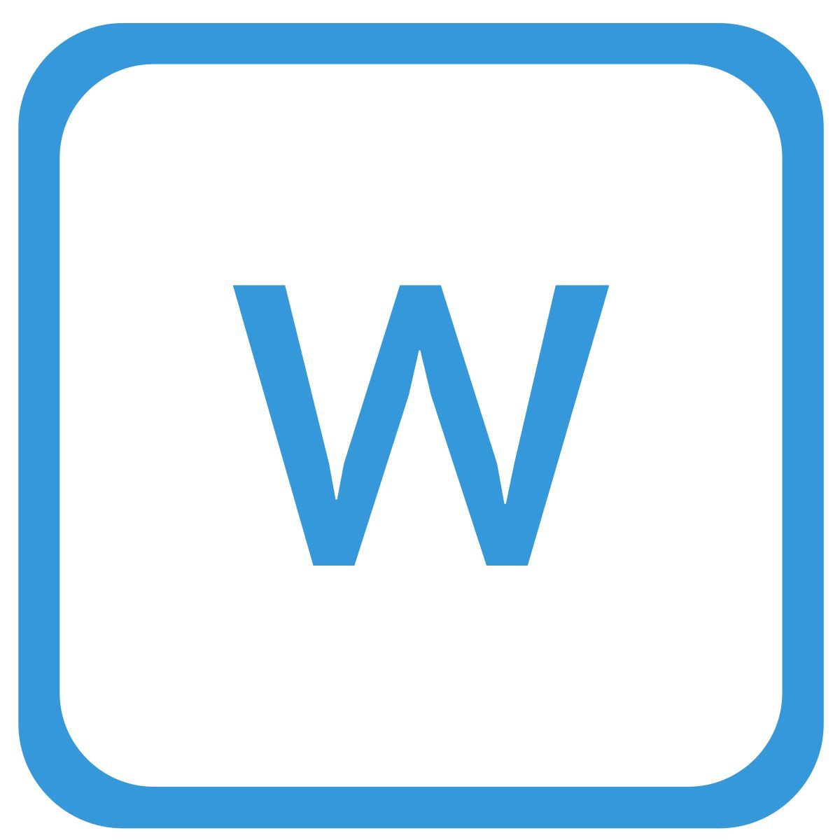 w icon