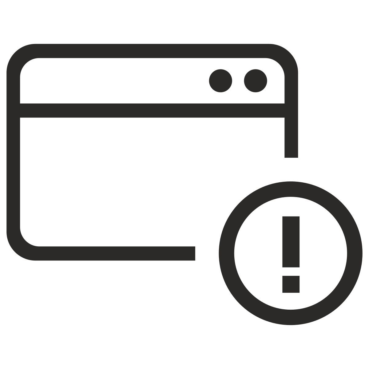 warning icon
