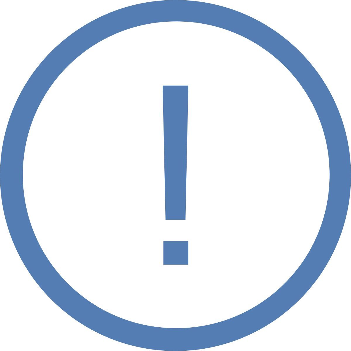 warning icon