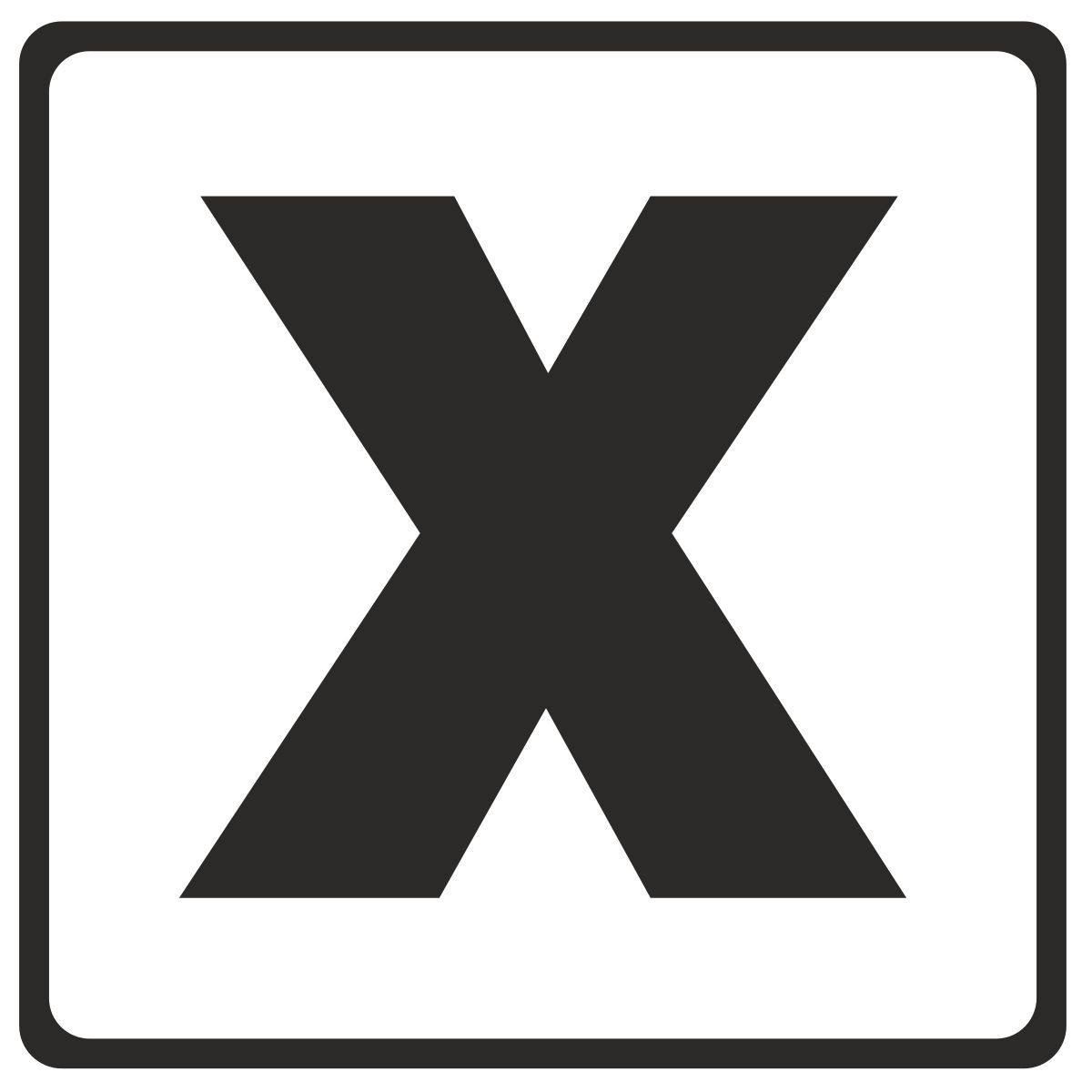 x icon