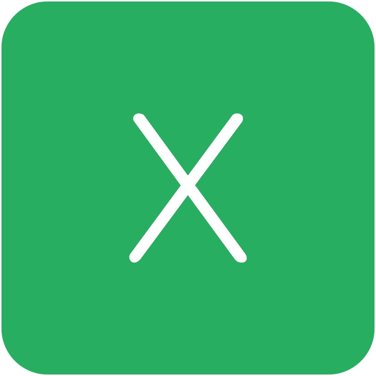 x icon