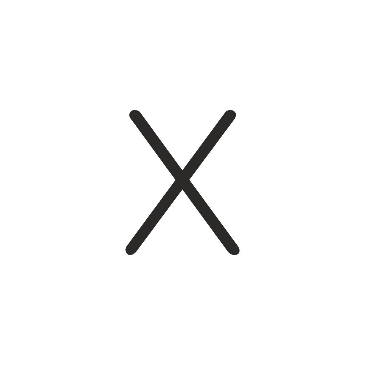 x icon