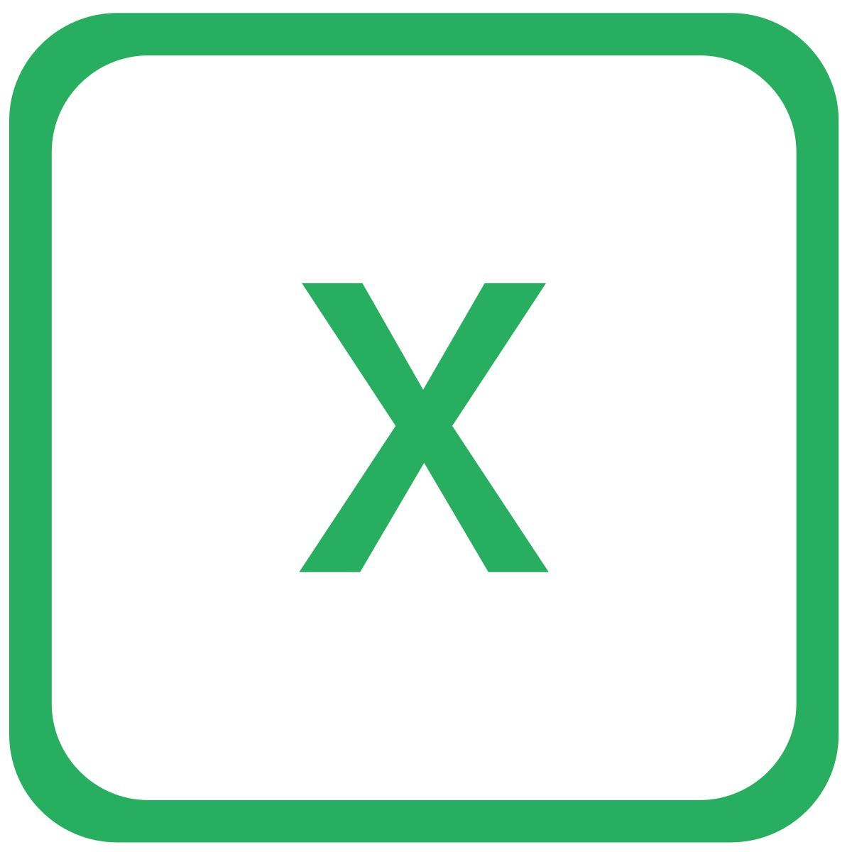 x icon