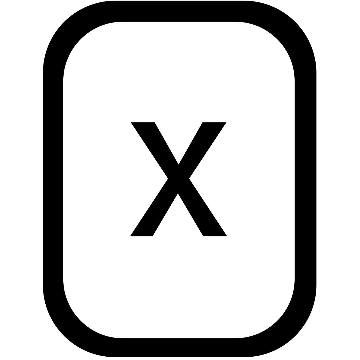 x icon