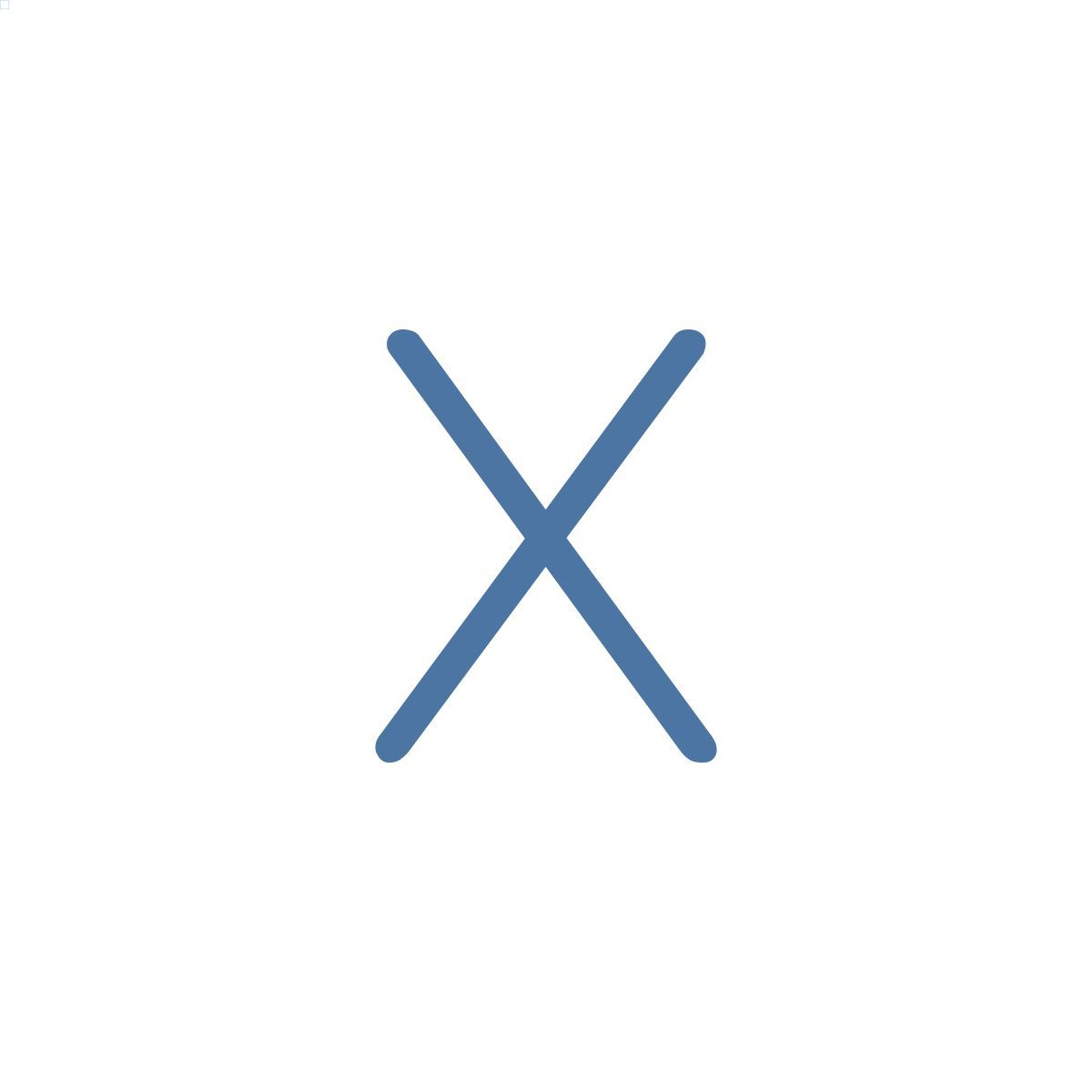 x icon