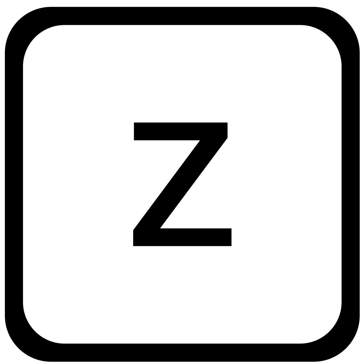 z icon