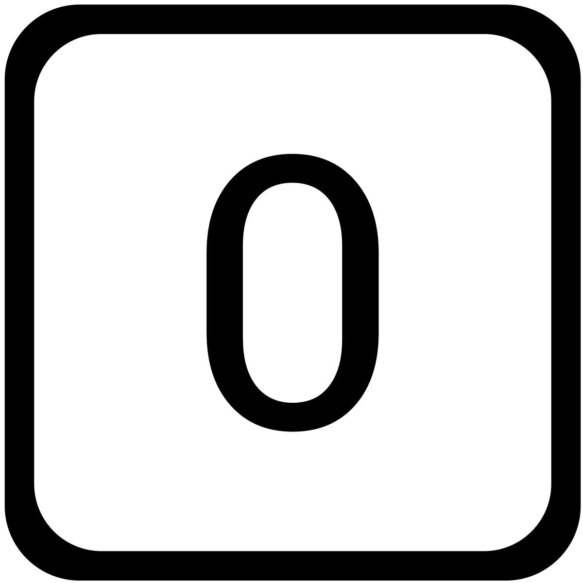 zero icon