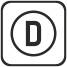 D icon