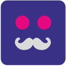 external Glasses-And-Mustache-colored-things-others-inmotus-design icon