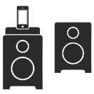 external Speakers-acoustic-others-inmotus-design icon
