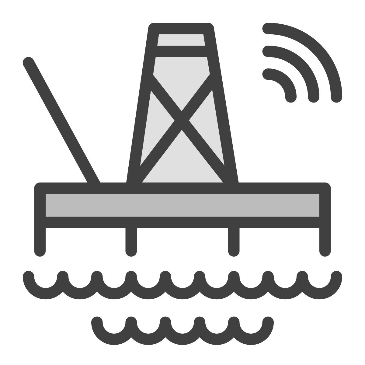 oil platform icon