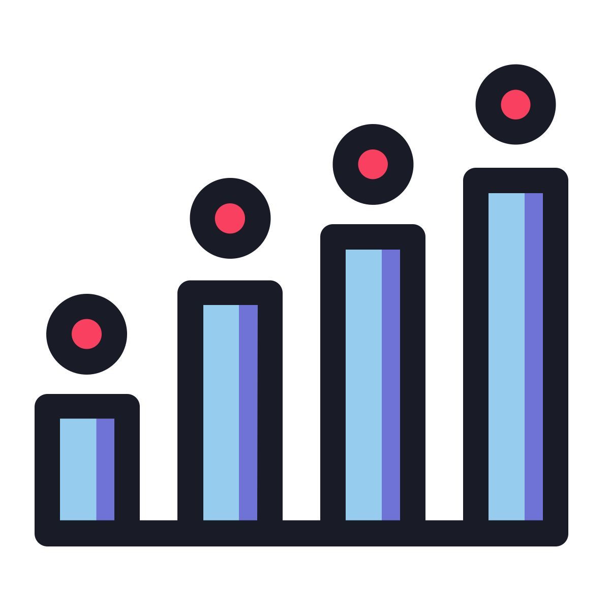 growth chart icon
