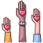 external love-about-love-others-maxicons icon