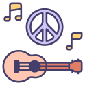 external guitar-peace-others-maxicons icon