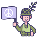 external soldier-peace-others-maxicons icon