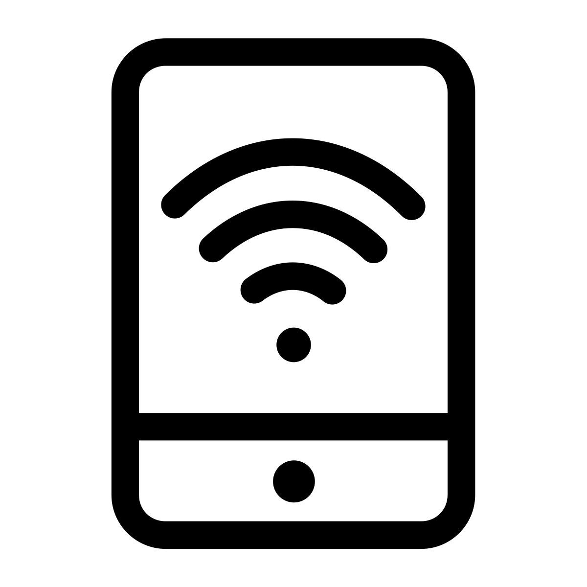 smartphone connection icon