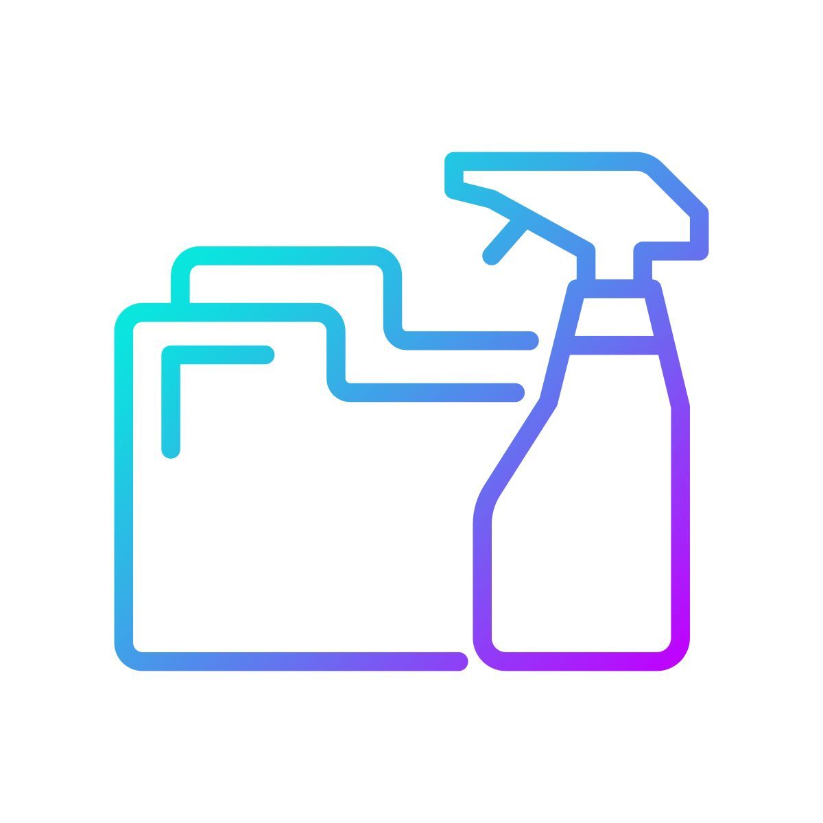 data cleaning icon