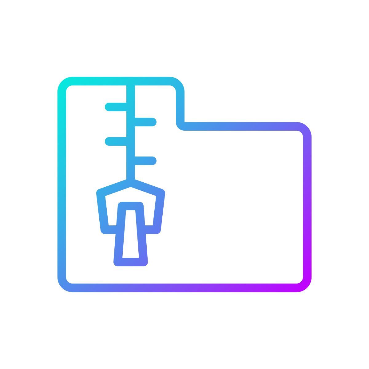 data mining file archive icon
