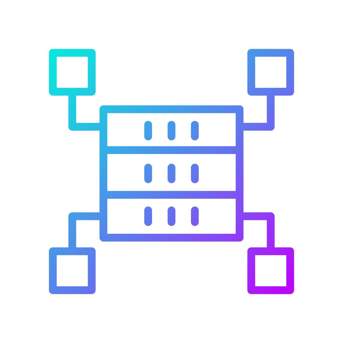 data storage space icon