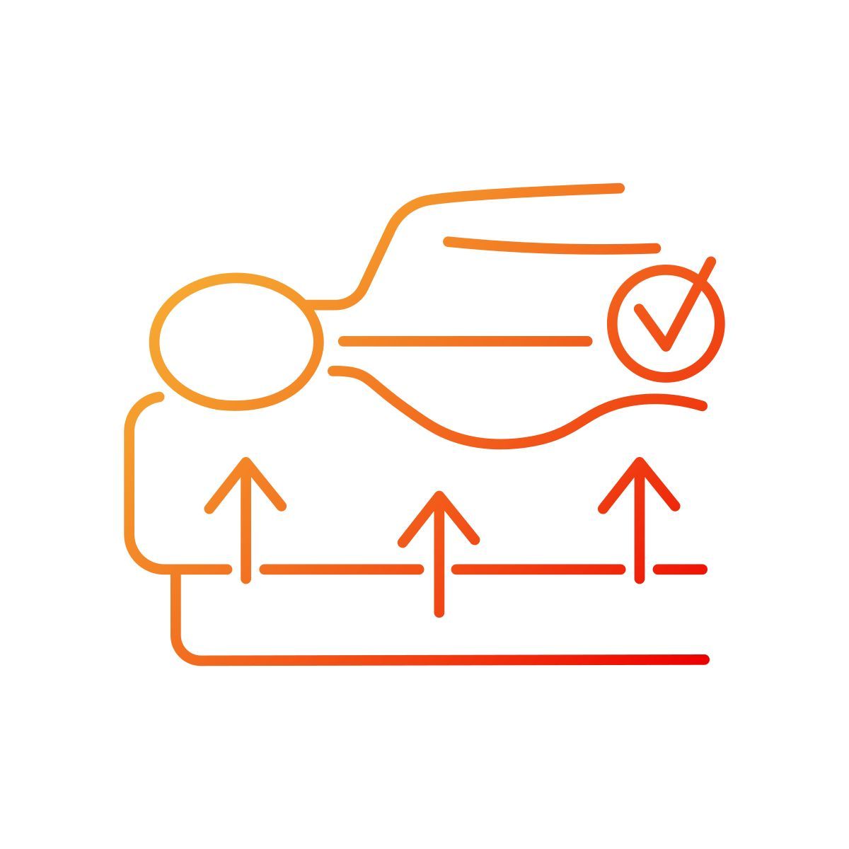 orthopedic mattress icon