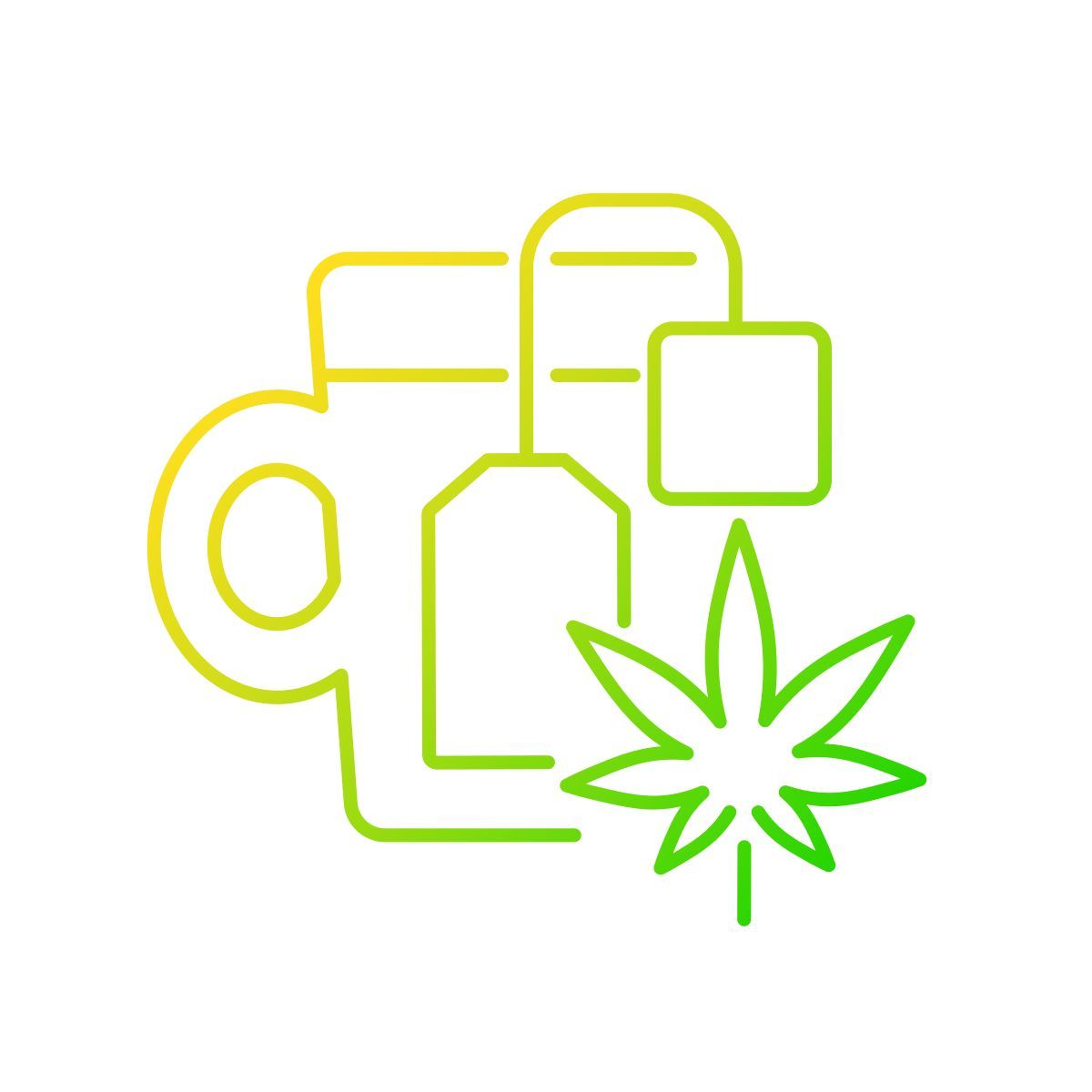weed tea icon