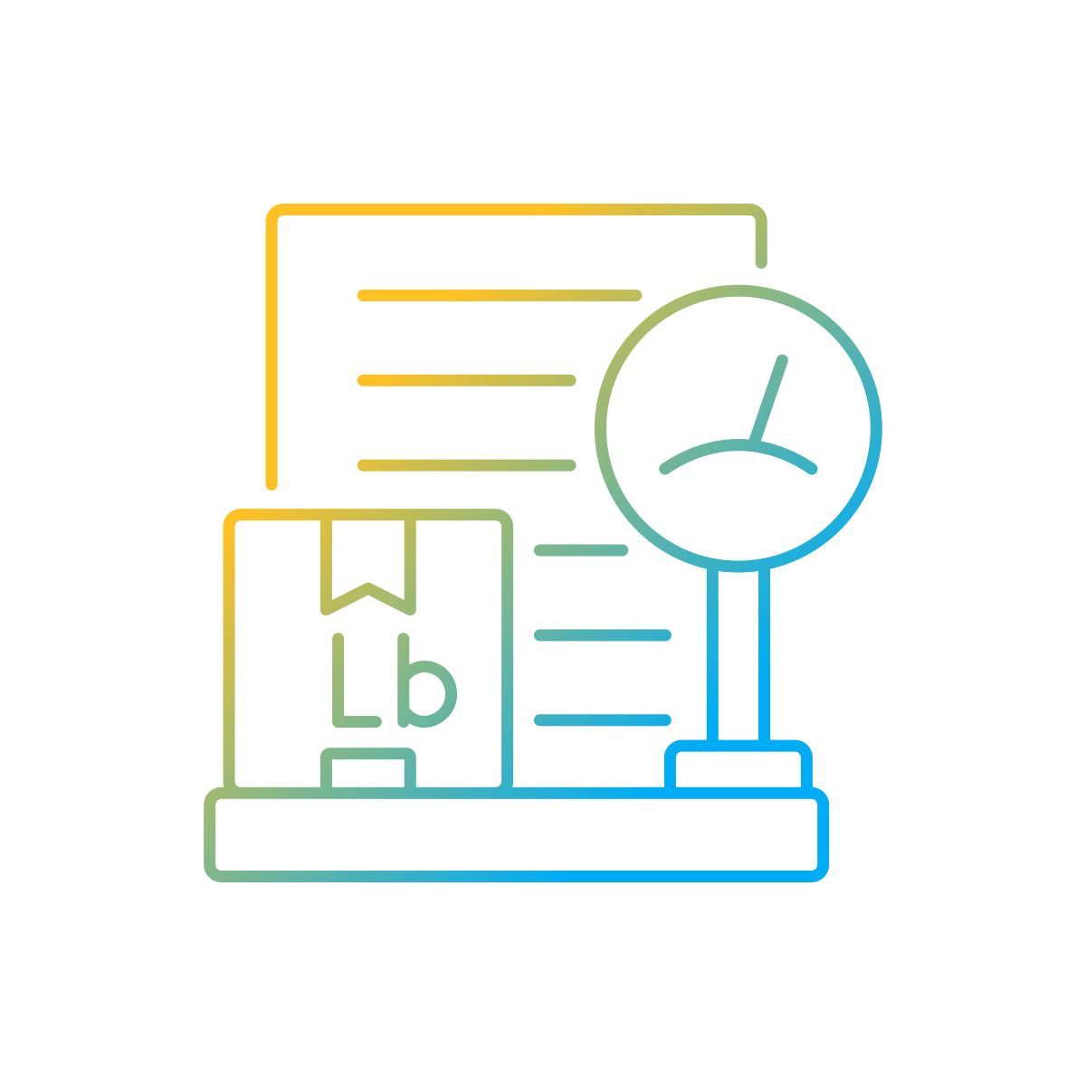 pesaje de paquetes icon