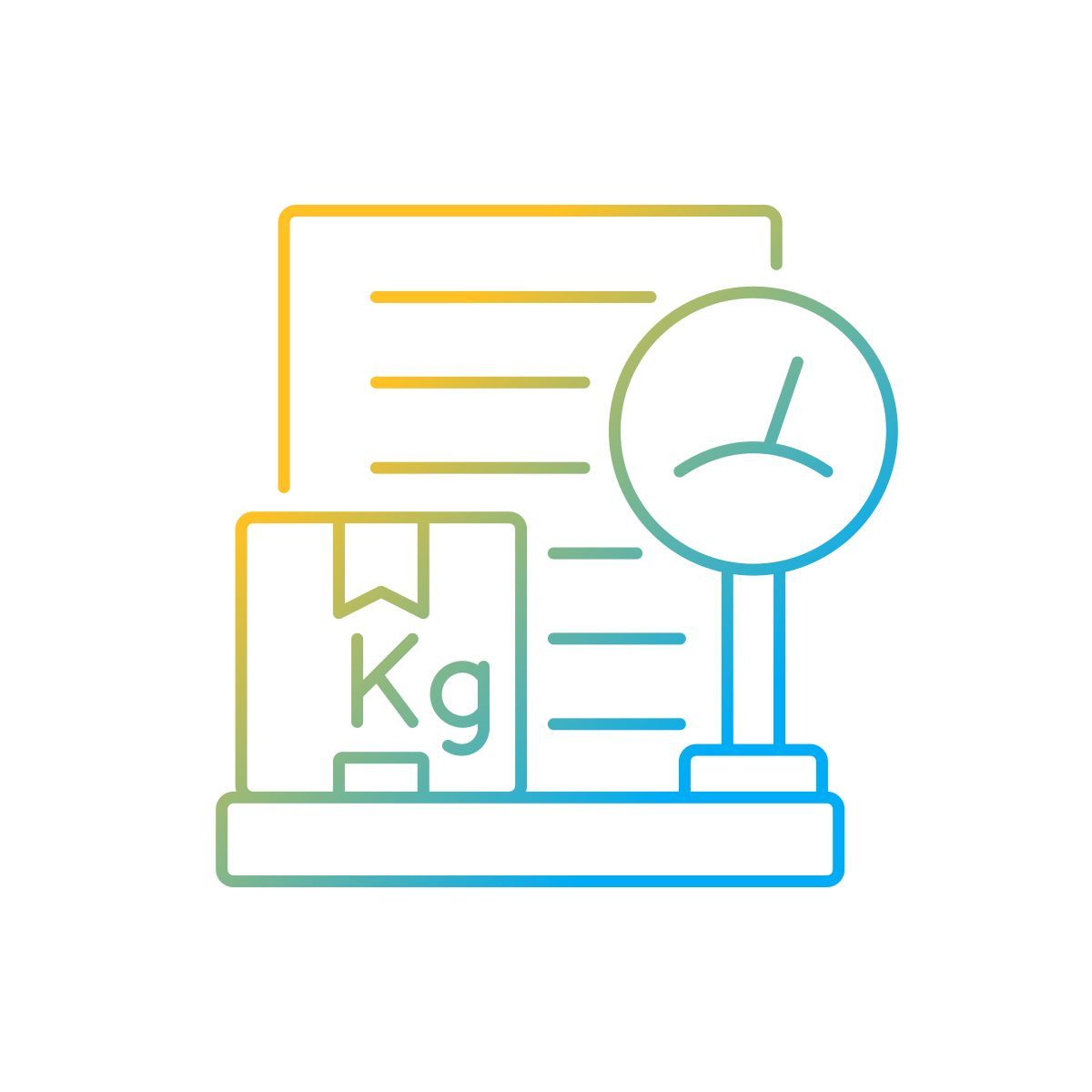 pesaje de paquetes icon