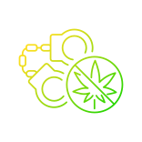 external Arrest-cannabis-others-papa-vector icon