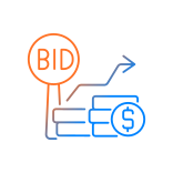 external Bid-auction-others-papa-vector icon