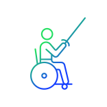 external Fencing-paralympic-games-others-papa-vector icon