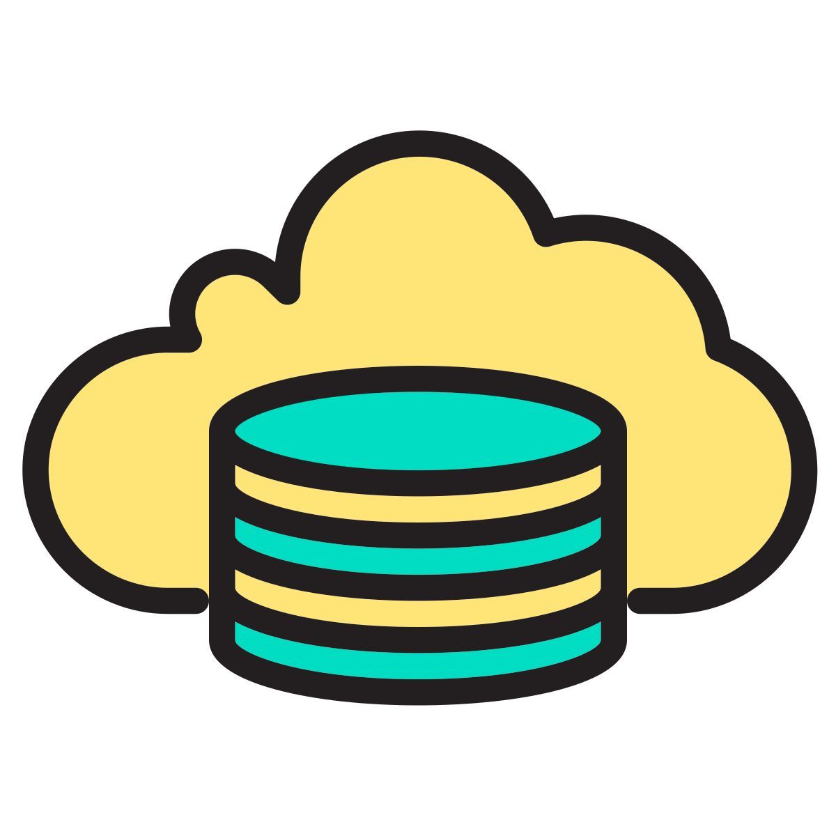 Spazio Di Archiviazione Cloud icon