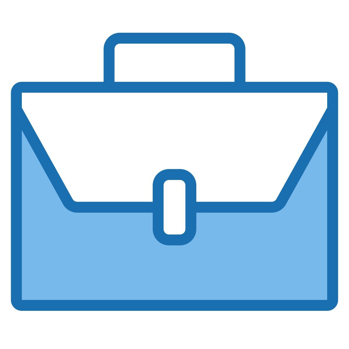 vista frontal del bolso icon