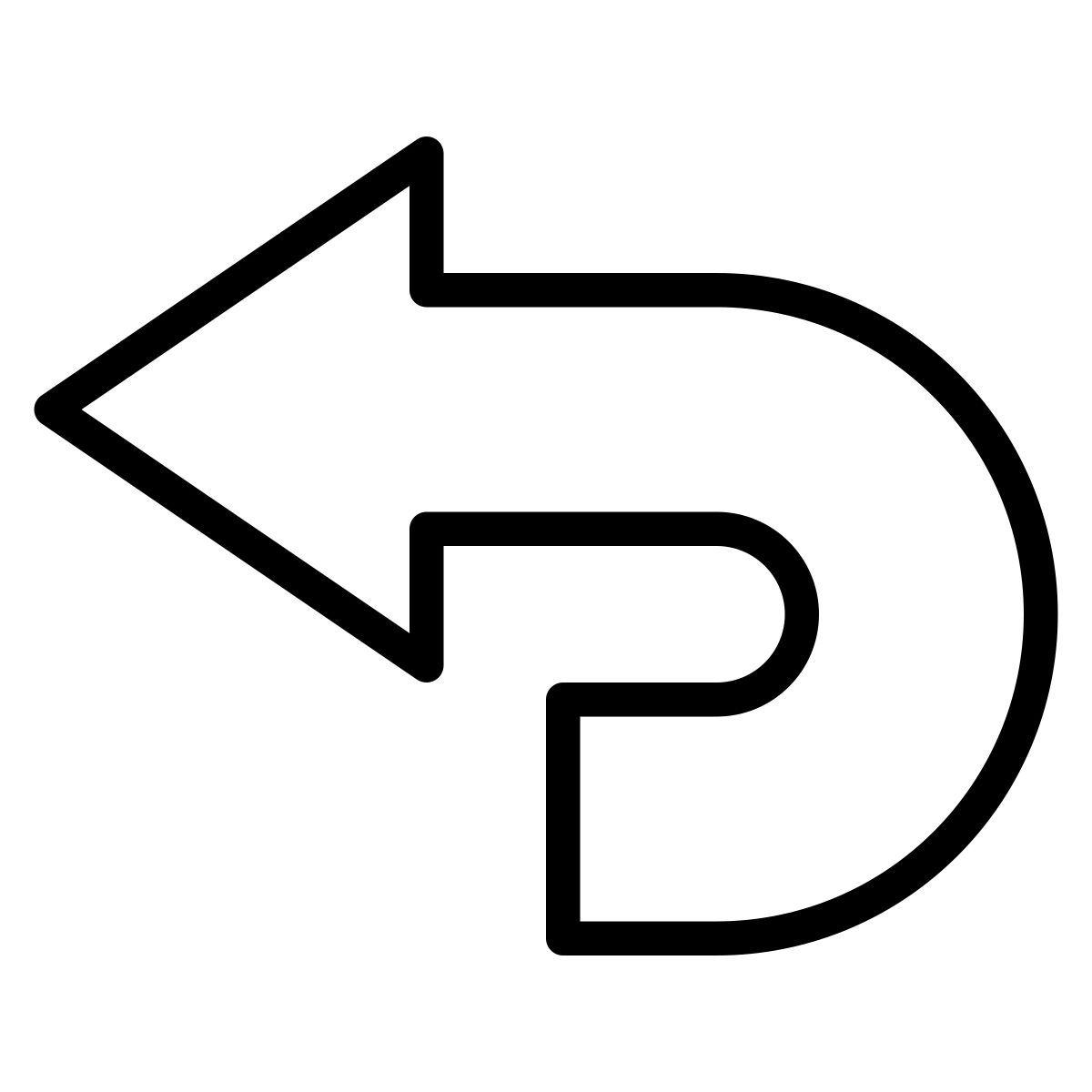 arrow left icon