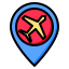 external adventure-map-color-line-others-phat-plus icon