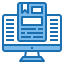 external business-document-blue-others-phat-plus icon