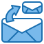 external business-email-blue-others-phat-plus-4 icon