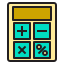 external calculator-office-supply-color-line-others-phat-plus icon