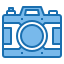external camera-photography-blue-others-phat-plus-2 icon