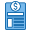 external cash-money-blue-others-phat-plus-5 icon