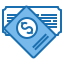 external cash-money-blue-others-phat-plus icon
