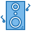 external classroom-music-blue-others-phat-plus-4 icon