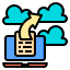 external cloud-document-color-line-others-phat-plus icon