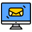 external computer-email-color-line-others-phat-plus icon