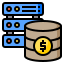 external database-black-friday-color-line-others-phat-plus icon