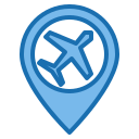 external adventure-map-blue-others-phat-plus icon