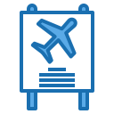 external airport-airport-blue-others-phat-plus icon